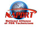 A logo of the national alliance of pdr technicians.